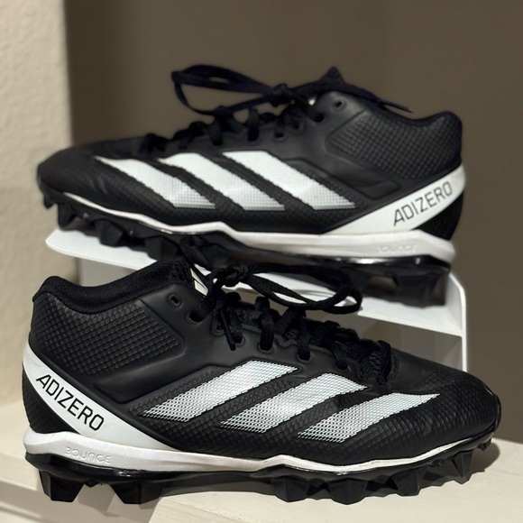 adidas Other - Adidas Adizero Impact.2 Youth Size 5.5 Black White Football Cleats IF5108